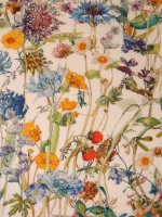 Liberty Fabrics WILD FLOWERS Multicolour-Ecru Tana Lawn® Classic