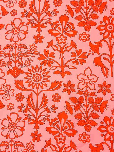 Liberty Fabrics MARLOW MONO Korallenrot-Lachsrosa Tana Lawn® Baumwollbatist