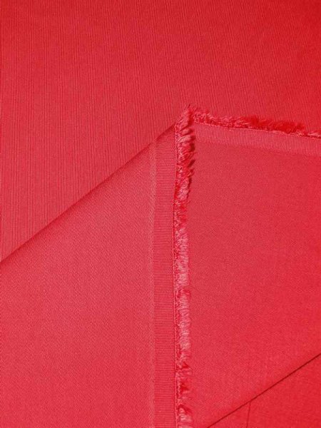 TENCEL™ Soft Stretch Twill -Karminrød- Peachskin Lyocell