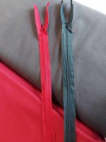 Nahtverdeckter Reißverschluss 30cm lang |...