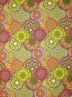 Sweat Jersey -Oriental Mandala- Baumwollsweat brushed