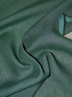 Feinleinen Dunkelpetrol – Italienisches Sommerleinen garngefärbt