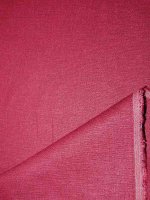Linen Look Stretch -Rosso Melograno– Italienischer Baumwolle-Leinen-Stretch
