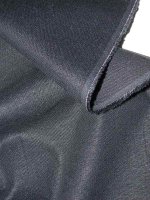 Linen Look Stretch -Nero Mezzanotte– Italienischer...