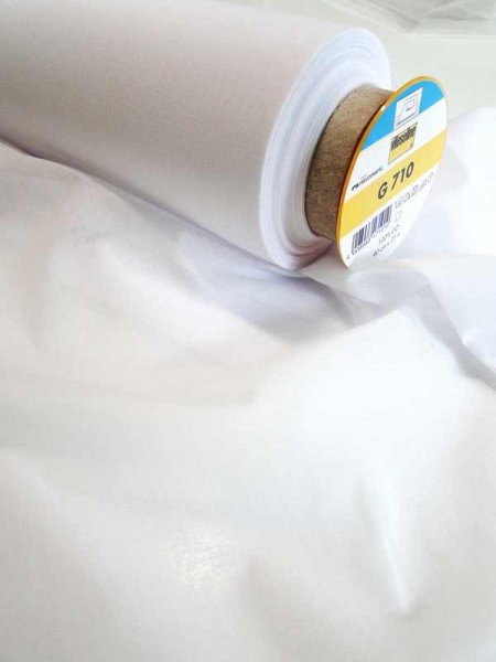 Fixiereinlage Baumwolle – Vlieseline G710 – Weiß feine Gewebeeinlage Freudenberg