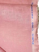 Feinleinen -Rosa Antico- Puro Lino - Reststück 1.-m...