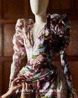 Liberty Fabrics & Bridgerton Bow Bouquet -PFLAUME-ROSÉ-PETROL- Tana Lawn® Cotton