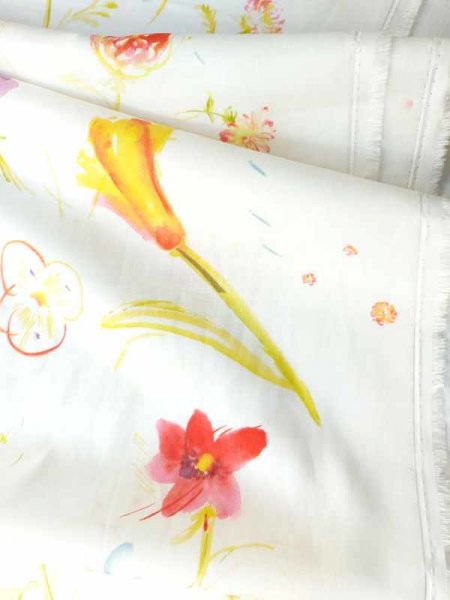 nani Iro Japan Double Gauze “HANA NO TOKI NIWA“ Organic Cotton