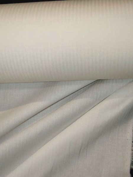 Baumwollstoff -Righe-Bianco- Jacquard Fischgrat Streifen Italien