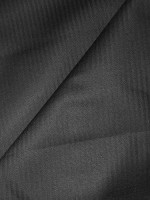 Baumwollstoff -Righe-Nero- Jacquard Fischgrat Streifen Italien