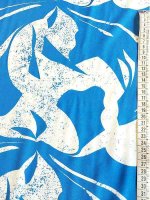 Viskosetwill ABSTRACT BLUE Viscose Gewebe weich -Light & Lush-