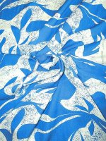 Viskosetwill ABSTRACT BLUE Viscose Gewebe weich -Light & Lush-