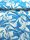 Viskosetwill ABSTRACT BLUE Viscose Gewebe weich -Light & Lush-