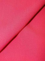 Seide-Baumwolle Borkenkrepp -FUCHSIA PINK- italienisches Feingewebe
