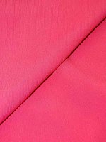 Seide-Baumwolle Borkenkrepp -FUCHSIA PINK- italienisches Feingewebe