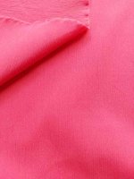 Seide-Baumwolle Crêpe -FUCHSIA PINK- italienisches Feingewebe