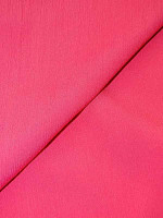 Seide-Baumwolle Crêpe -FUCHSIA PINK- italienisches Feingewebe