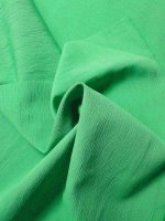 Seide-Baumwolle Borkenkrepp -SEAGREEN- italienisches Feingewebe