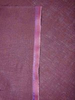 Feinleinen -Melanzana- Puro Lino aus Italien