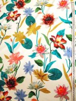 Baumwollstretch Seerosen-Ottoman Italienisches Ripsgewebe