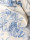 Crepe de Chine -Palmenskizzen- Seidenprint Italien