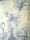 Crepe de Chine -Palmenskizzen- Seidenprint Italien