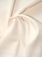 Silky Crêpe-Serge Ivory - Baumwolle-Seide...