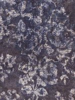 Rosen-Cloqué Blue Denimoptik Baumwolljacquard