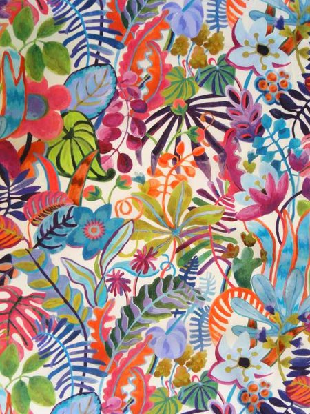 Liberty Fabrics JUNGLE TRIP Blue - Tana Lawn® Baumwolle Batist
