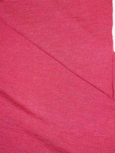 Merinowolle–Seide Interlock Jersey Raspberry-Mix