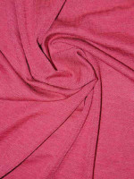 Merinowolle–Seide Interlock Jersey Raspberry-Mix