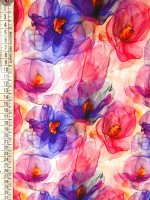 Viskose Elastikjersey -Sommerhauch Lilac- Digitalprint Designed by Stenzo