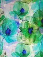 Viskose Elastikjersey -Wasserhauch- Digitalprint Designed...