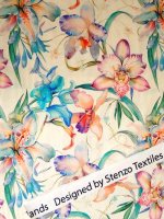 Viskose Elastikjersey -Giardino Botanico- Digitalprint Designed by Stenzo