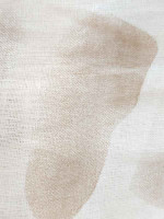 Feinleinen Print -Giraffa Bianca- Puro Lino aus Italien