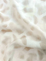 Feinleinen Print -Giraffa Bianca- Puro Lino aus Italien