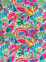 Baumwolle Elastikjersey -Blooming Summer- Digitalprint...