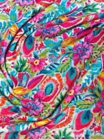 Baumwolle Elastikjersey -Blooming Summer- Digitalprint Designed by Stenzo