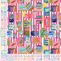 Baumwolljersey -Sardinas Rosa- Digitalprint Designed by Stenzo
