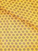 Feinleinen Print -Giallo Puntini- Puro Lino Print aus Italien