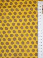 Feinleinen Print -Giallo Puntini- Puro Lino Print aus Italien
