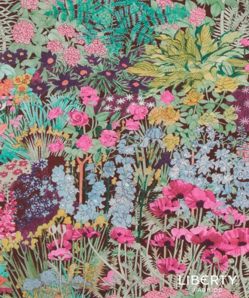 Liberty Fabrics ANNA´S HAVEN A Mocha-Grün  Tana Lawn® Baumwollbatist