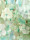 Viskose-Stretchsatin -French Flowers Peridot- floraler Aquarellprint in Peridotgrün