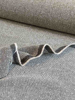 Baumwolle-Seide Köper -Seta Rustica- Designerstoff aus Italien