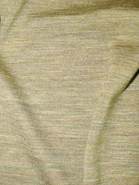 Merino-Feinjersey BOSCO CALMO – reine Schurwolle Braun-Grün Melange