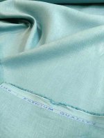 Feinleinen -Turchese Polvere- Puro Lino aus Italien