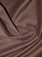 Baumwoll-Stretchtwill -Cioccolato Scuro- italienischer...