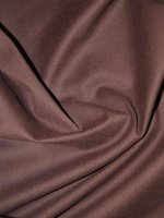 Baumwoll-Stretchtwill -Cioccolato Scuro- italienischer Feinköper Schokoladenbraun