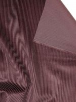Samtcord -Mahagony-Aubergine- samtig weicher Baumwollcord...