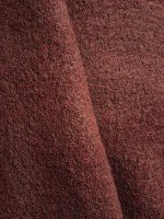 Walkstoff -Mahagony-Aubergine- Strickwalk reine Schurwolle